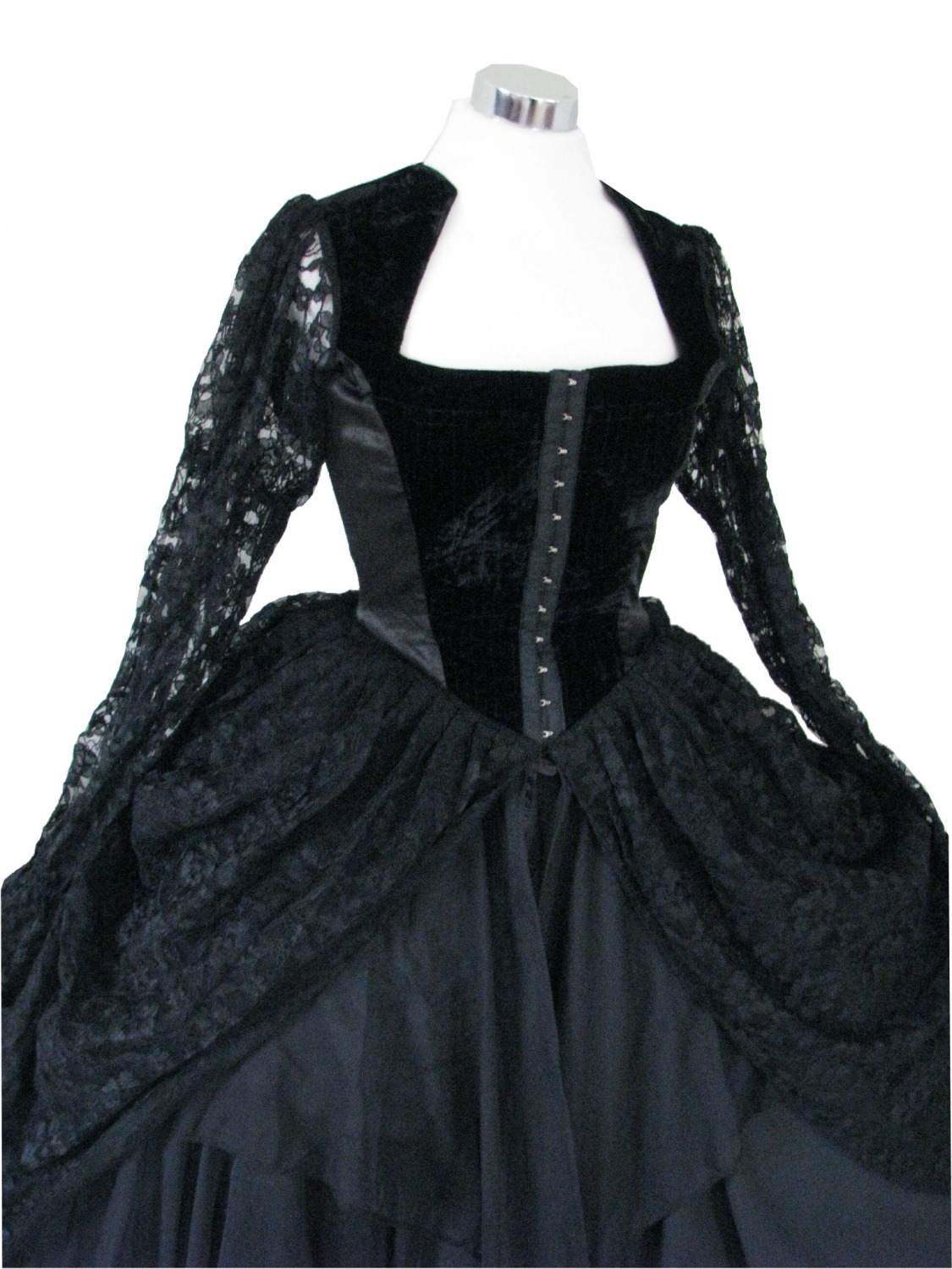 Ladies 18th Century Marie Antoinette Masked Ball Victorian Costume Size 8 - 10 Image